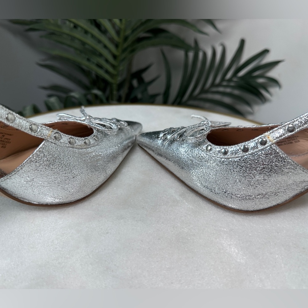 Steve Madden Women’s Silver Vivant Stiletto Corset Heels size 9 - Picture 7 of 9